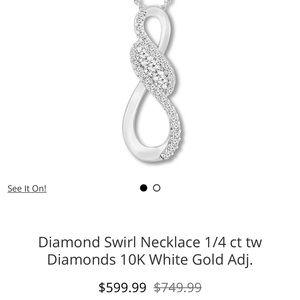 Jared’s infinity necklace